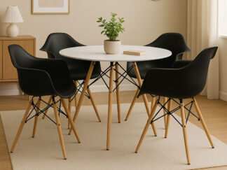 Pack de 4 Cadeiras Cadeira NEO (Preto)